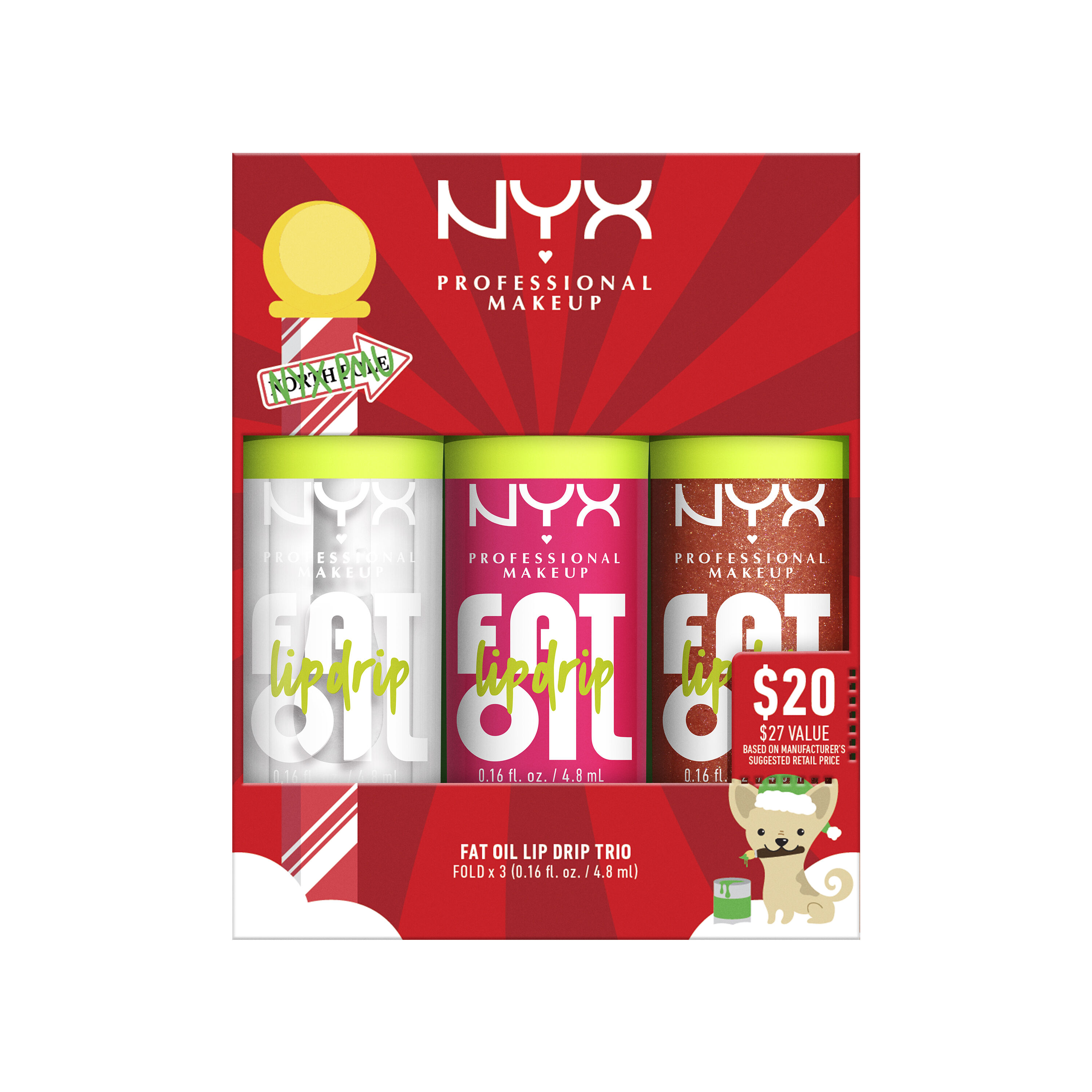 【期間限定】 Lip Oil Fat Drip Makeup Professional NYX | Set Gloss Oil Lip その他